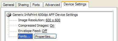 properties